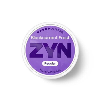 ZYN Nicotine Pouches Regular Blackcurrant Frost 13.5mg