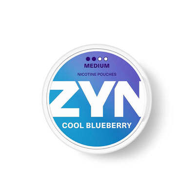 ZYN Nicotine Pouches Medium Cool Blueberry 6mg