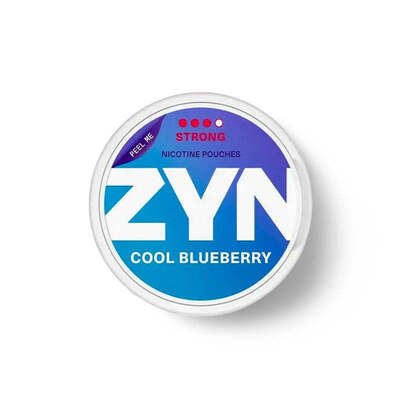 ZYN Nicotine Pouches Strong Cool Blueberry 11mg
