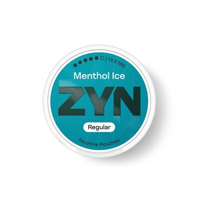 ZYN Nicotine Pouches Regular Menthol Ice 13.5mg