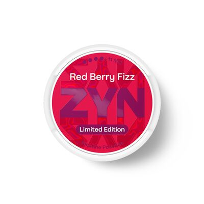 ZYN Nicotine Pouches Red Berry Fizz 11mg Limited Edition