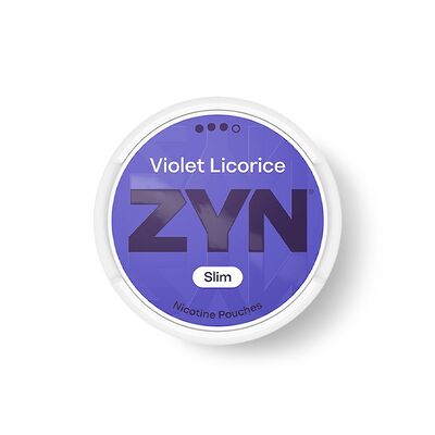 ZYN Nicotine Pouches Slim Violet Liquorice 9mg