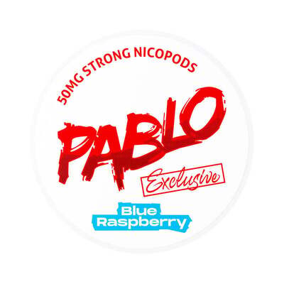 PABLO Exclusive Blue Raspberry 50mg Strong Nicopods Slim