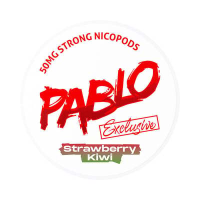 PABLO Exclusive Strawberry Kiwi 50mg Strong Nicopods Slim