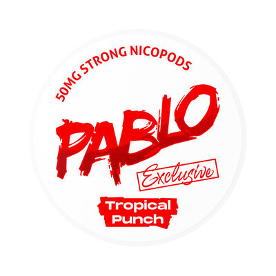 PABLO Exclusive Tropical Punch 50mg Strong Nicopods Slim
