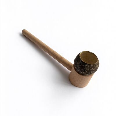 Creative Handcrafted Pipe | Citrus Peel Bowl, Solid Wood Stem