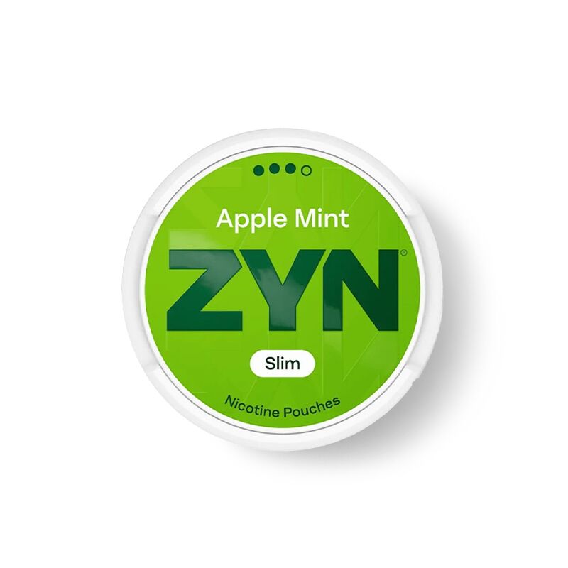 ZYN Nicotine Pouches Slim Apple Mint  9mg