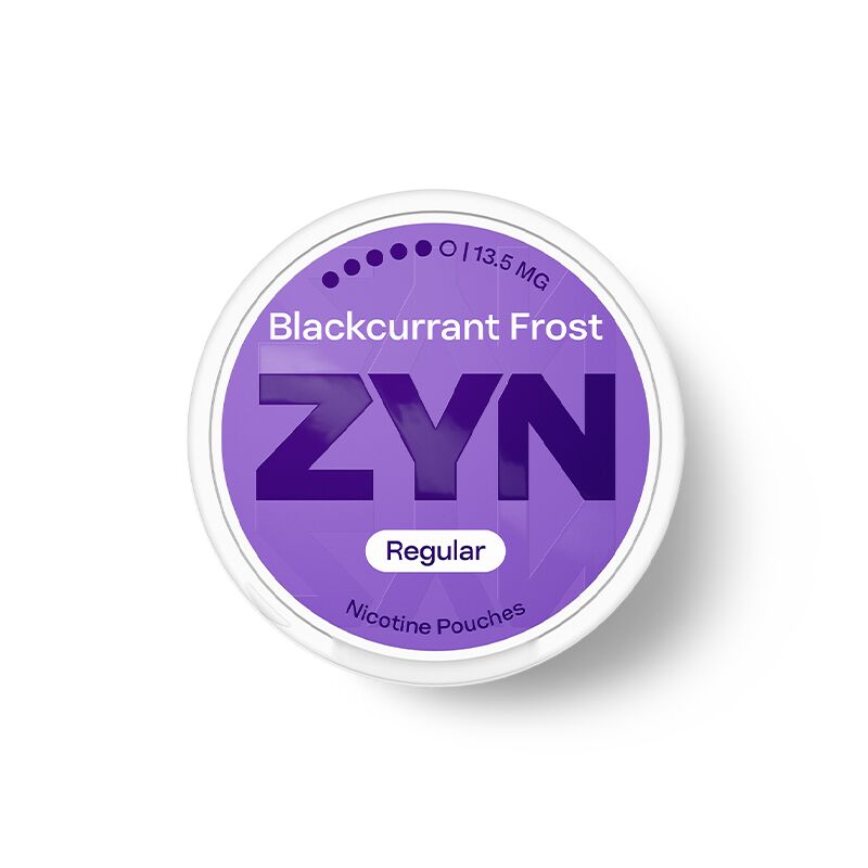 ZYN Nicotine Pouches Regular Blackcurrant Frost 13.5mg