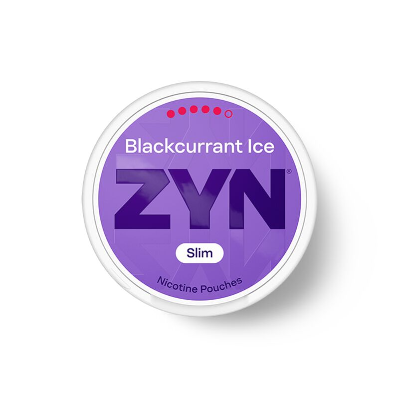 ZYN Nicotine Pouches Slim Blackcurrant Ice 13.5mg