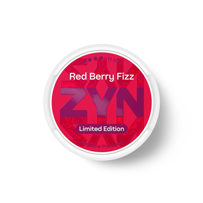 ZYN Nicotine Pouches Red Berry Fizz 11mg Limited Edition