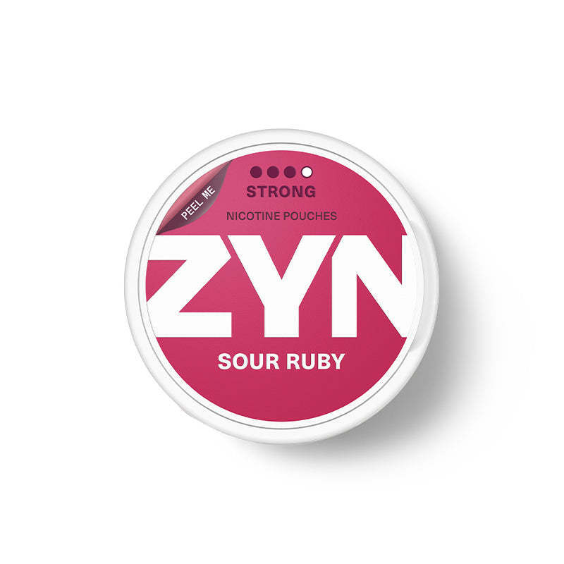 ZYN Nicotine Pouches Strong Sour Ruby 11mg Dubai Version