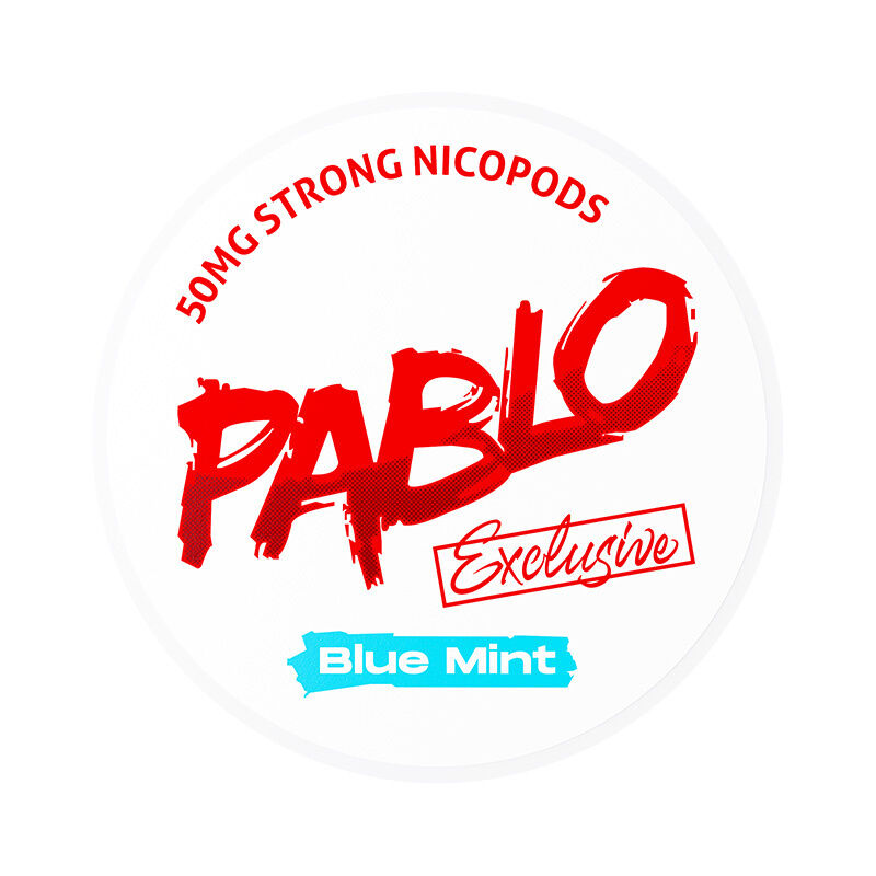 PABLO Exclusive Blue Mint 50mg Strong Nicopods Slim