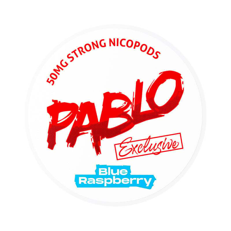 PABLO Exclusive Blue Raspberry 50mg Strong Nicopods Slim