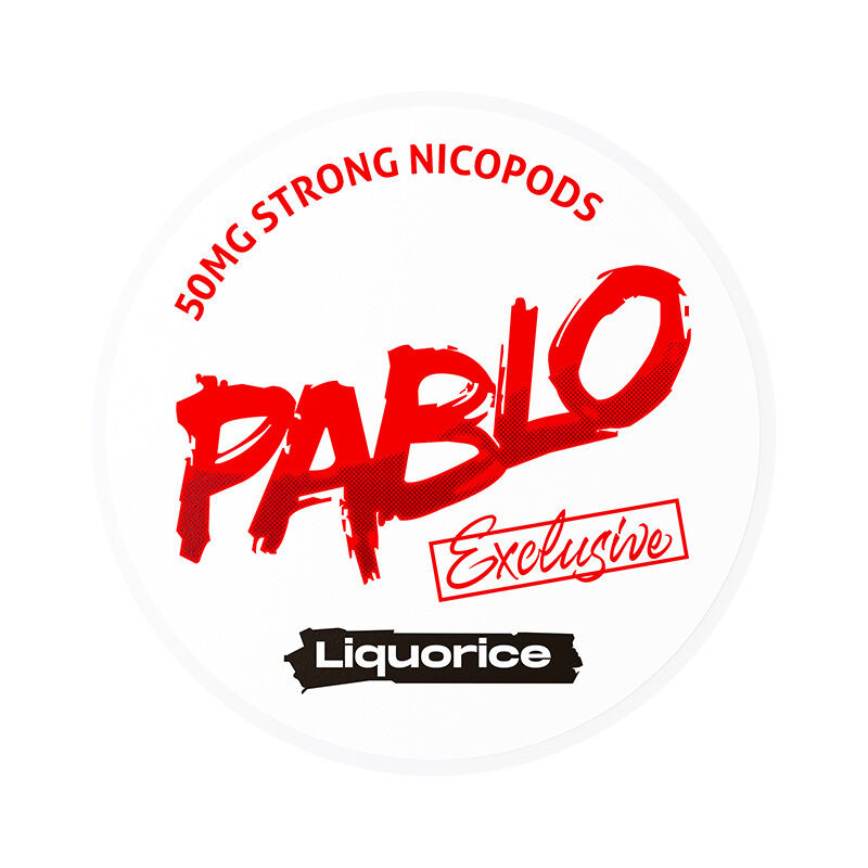 PABLO Exclusive Liquorice 50mg Strong Nicopods Slim