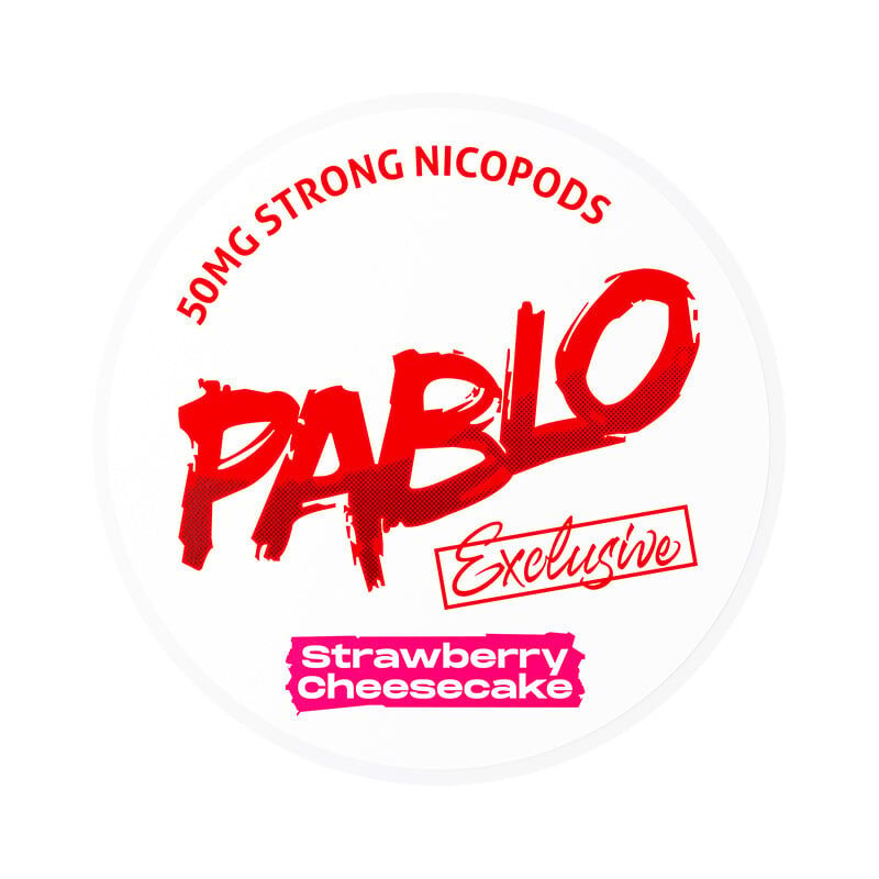 PABLO Exclusive Strawberry Cheesecake 50mg Strong Nicopods Slim