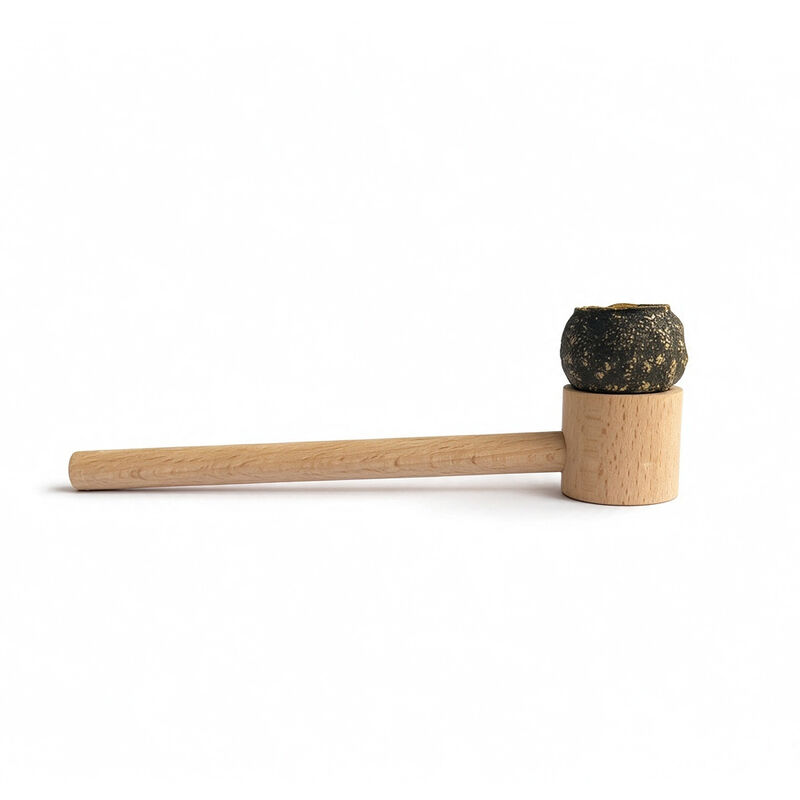 Creative Handcrafted Pipe | Citrus Peel Bowl, Solid Wood Stem